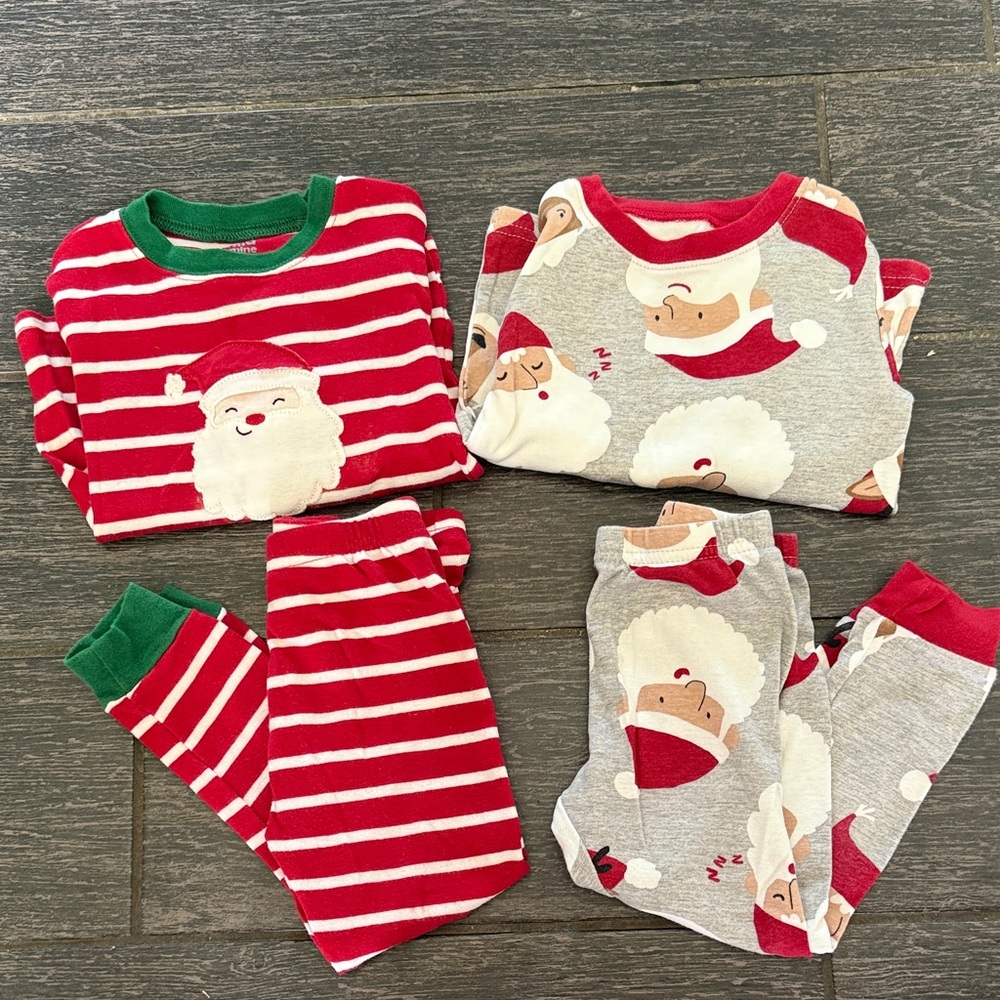 Kids Holiday Pajama Sets (2) - size 2T